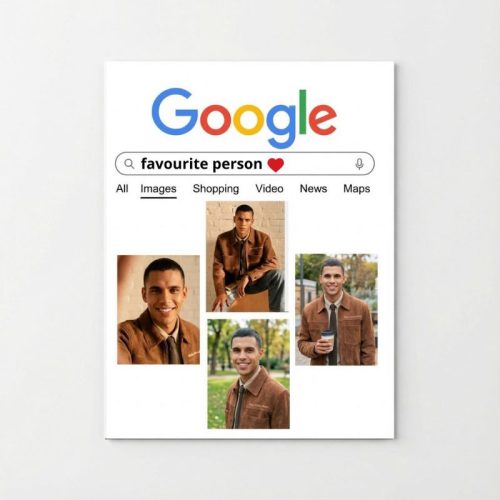 Google, Favorite person, egyedi hűtőmágnes