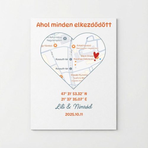 Ahol minden elkezdődött, egyedi hűtőmágnes