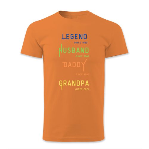 Legend, Husband, Daddy, Grandpa