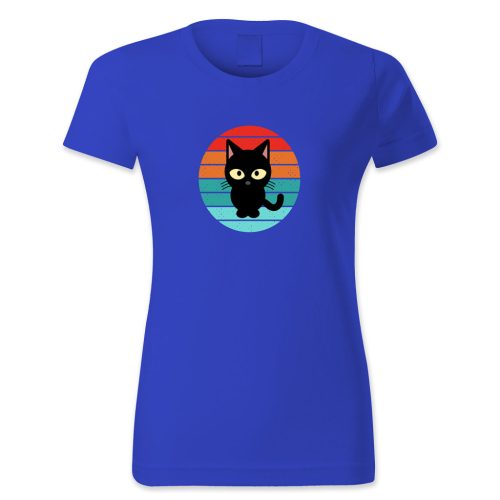 Cica színes háttérrel