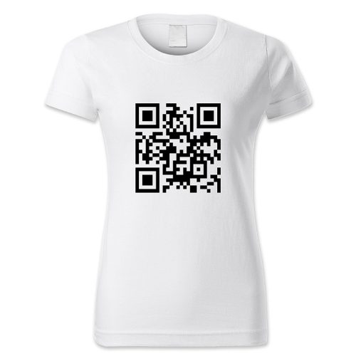 Saját QR kódos póló