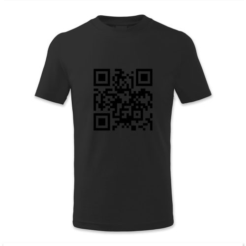 Saját QR kódos póló