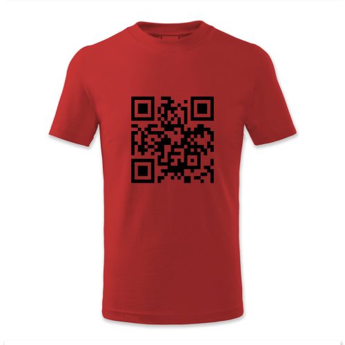 Saját QR kódos póló