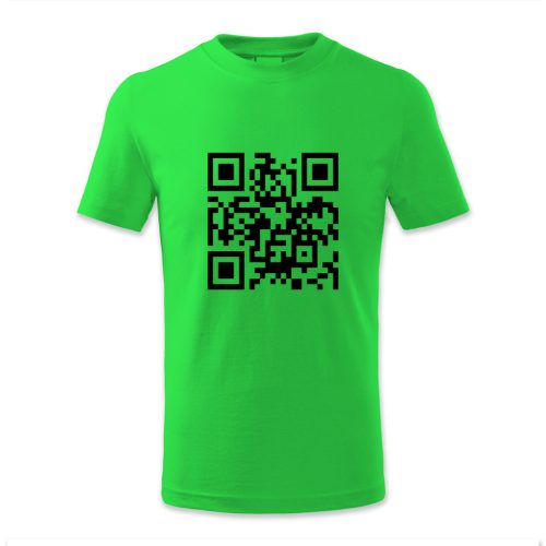 Saját QR kódos póló