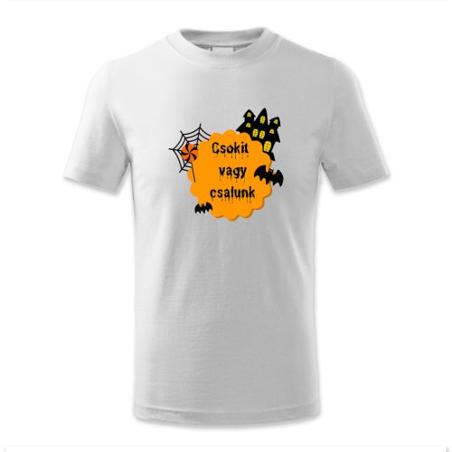 Csokit vagy csalunk, Kastélyos és denevéres, Halloween