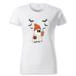 Szellem, denevér, üdítő, kosár, Halloween