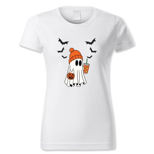 Szellem, denevér, üdítő, kosár, Halloween