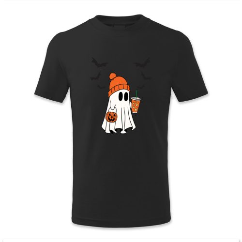 Szellem, denevér, üdítő, kosár, Halloween