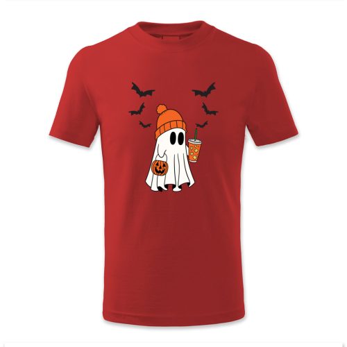 Szellem, denevér, üdítő, kosár, Halloween