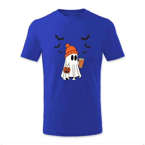 Szellem, denevér, üdítő, kosár, Halloween