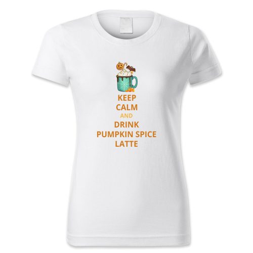 Keep calm and drink pumpkin spice latte, Halloween