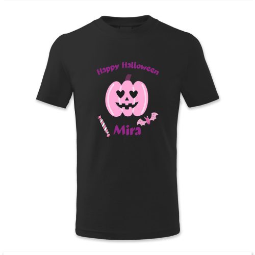 Happy Halloween, Mira, rózsaszín tökkel, Halloween