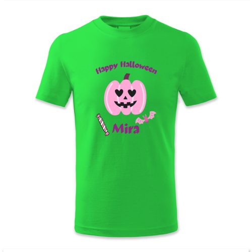 Happy Halloween, Mira, rózsaszín tökkel, Halloween