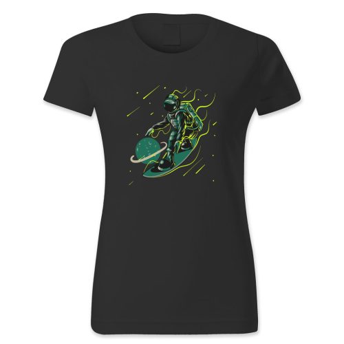 Légdeszkázó asztronauta