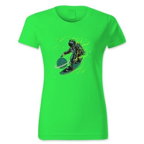 Légdeszkázó asztronauta