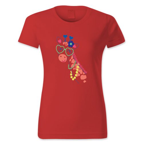 Zsiráf szíves szemüvegben