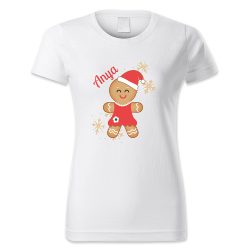 Anya, mézeskalács figurával, Karácsony