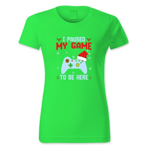 I paused my game to be here, Karácsony