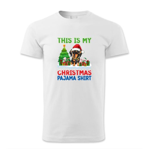 This is my Christmas pajama shirt, kutyás alvós póló, Karácsony