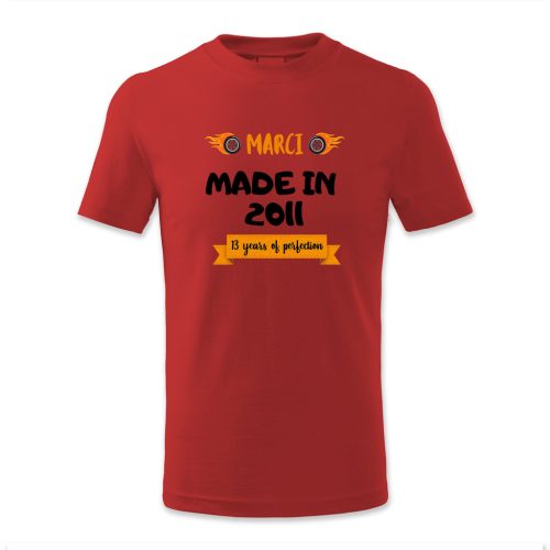 Marci, Made in 2011, 13 years of perfection, kerekes