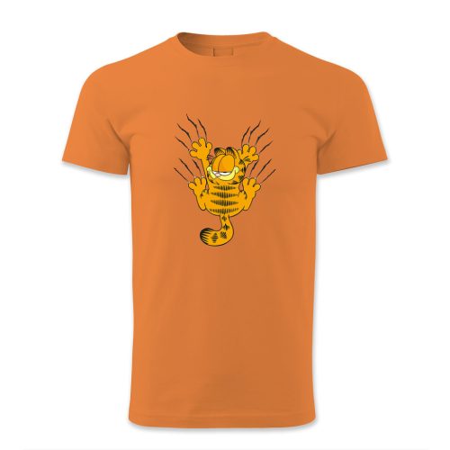 Garfield háttal karommal csúszik