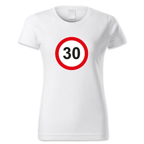 30. születésnap, KRESZ tábla