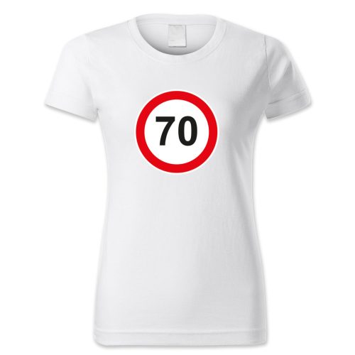 70. születésnap, KRESZ tábla