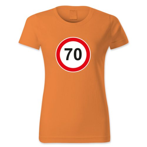 70. születésnap, KRESZ tábla