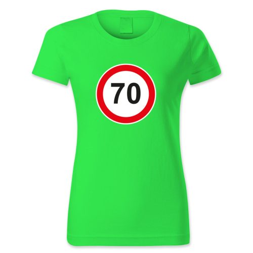 70. születésnap, KRESZ tábla