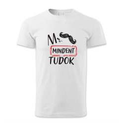 Mr. Mindent tudok, bajszos