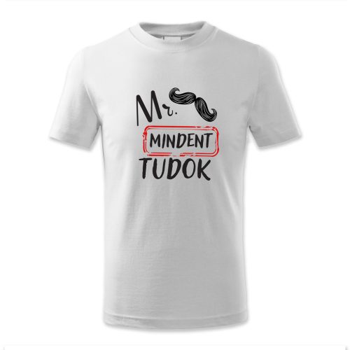 Mr. Mindent tudok, bajszos