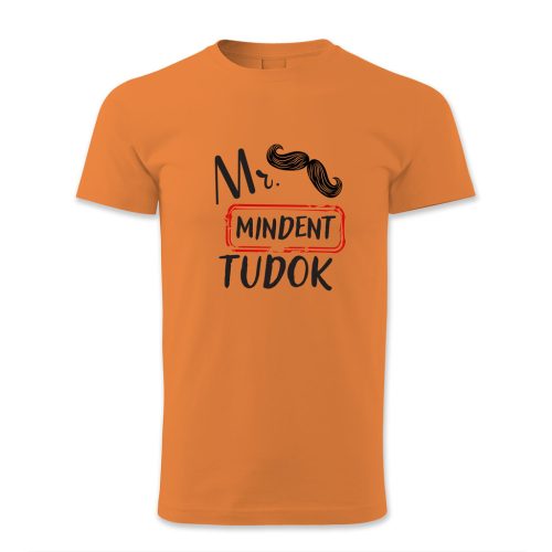 Mr. Mindent tudok, bajszos