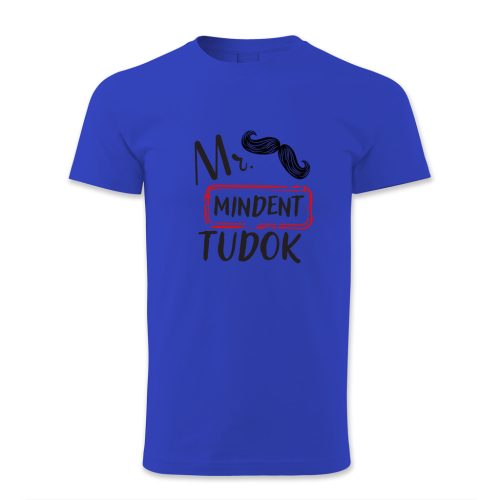 Mr. Mindent tudok, bajszos