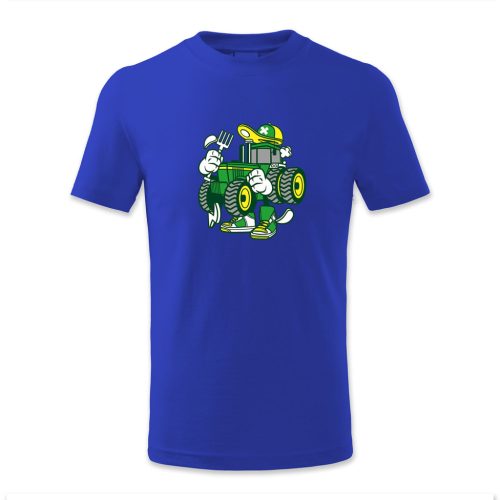 Absztrakt zöld traktor