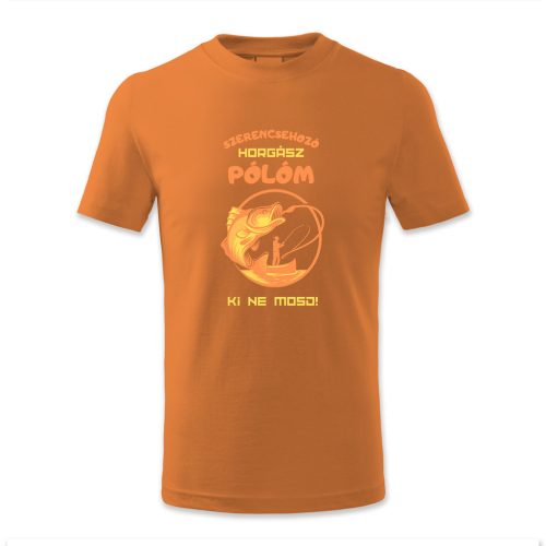 Szerencsehozó horgász pólóm. Ki ne mosd!