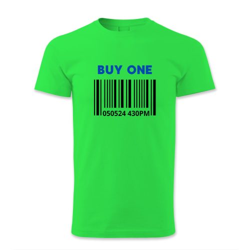 Buy one, barcode