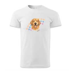 Golden retriever, szívecskés, Muki