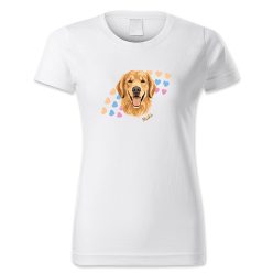 Golden retriever, szívecskés, Muki