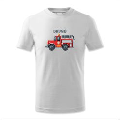 Brúnó, tűzoltókocsis