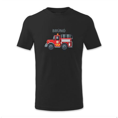 Brúnó, tűzoltókocsis