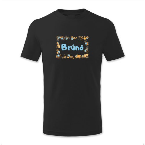 Brúnó, traktor, markoló, teherautó