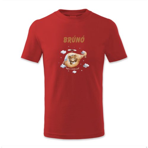 Brúnó, macis, helikopteres