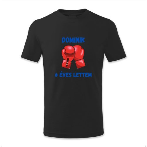 6 éves lettem, bokszkesztyű, Dominik