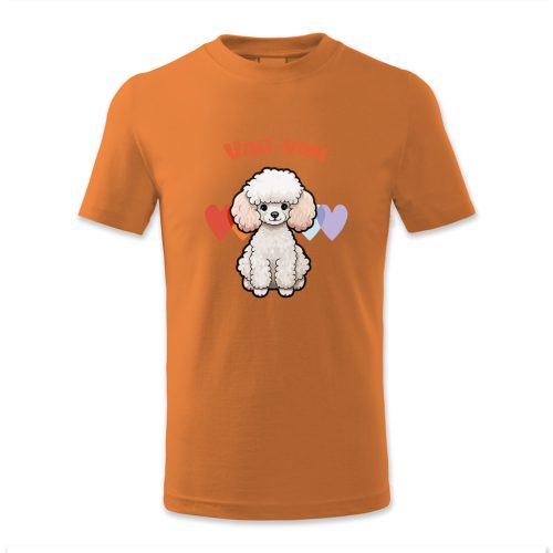 Vau-vau, fehér kutyus szívecskékkel