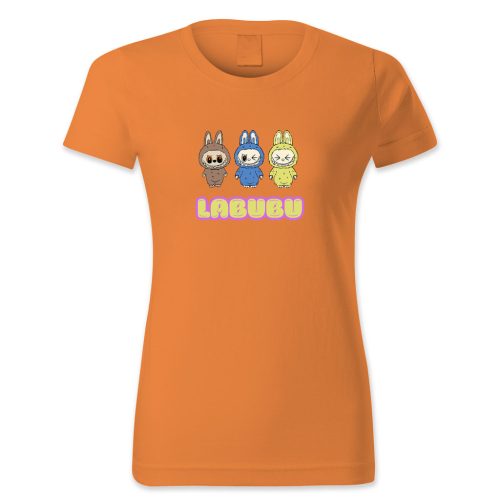 Labubu barna, kék, sárga