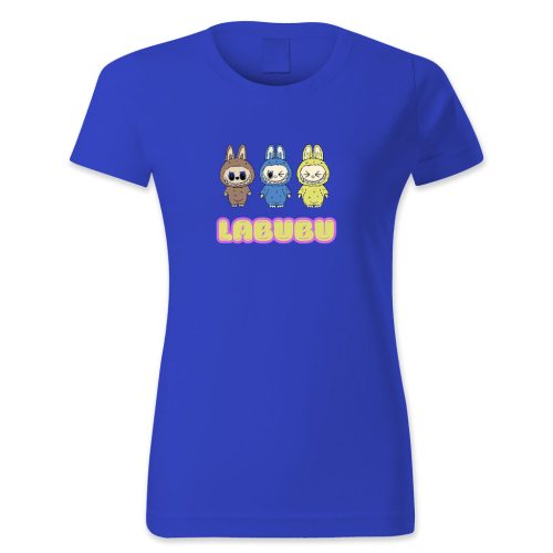 Labubu barna, kék, sárga