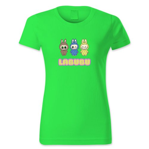 Labubu barna, kék, sárga