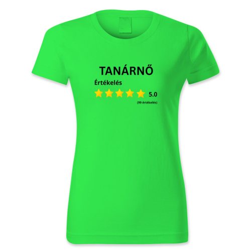 Tanárnő értékelés, 5 csillag