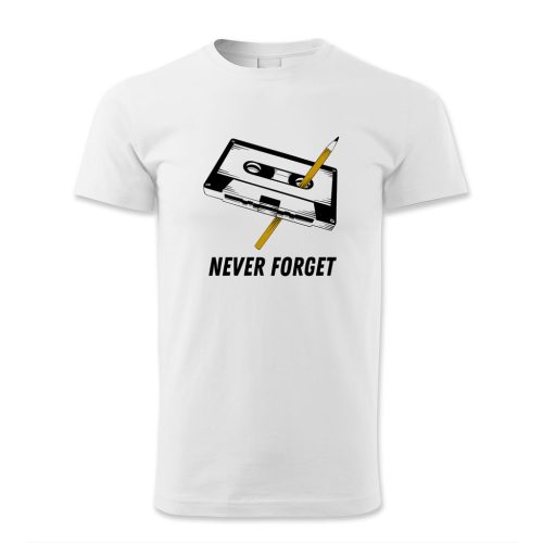 Never forget, kazetta, ceruza