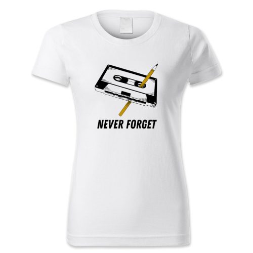 Never forget, kazetta, ceruza